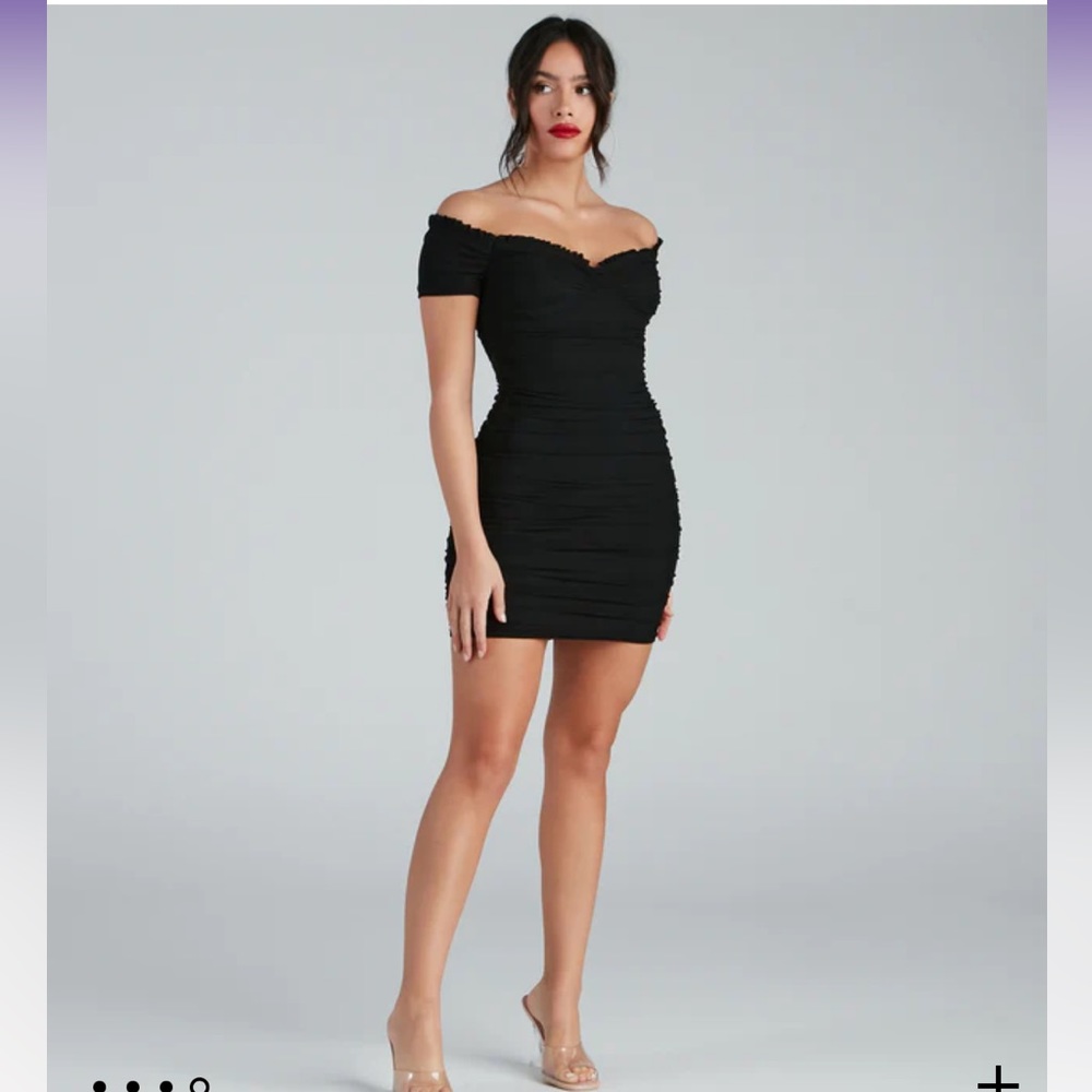Windsor Sweet And Stunning Mesh Mini Dress